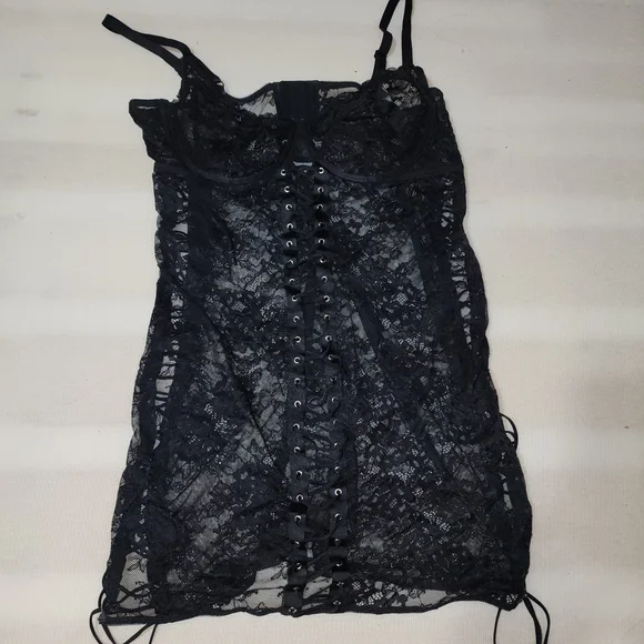 Torrid Black Lace Chemise Sz 2x - Picture 7 of 7